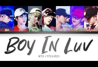 BTS Boy In Luv 방탄소년단 상남자 Color Coded Lyrics Han Rom Eng 가사