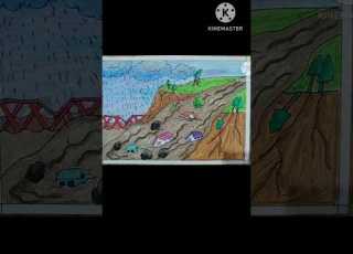  Flood And Landslide Drawing Easy Drawing
