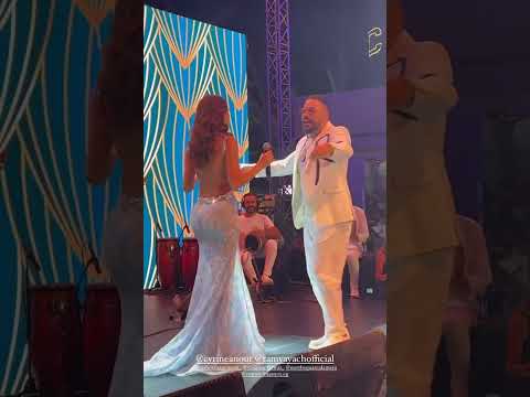 سيرين عبد النور ترقص مع رامي عياش في حفل العلمين