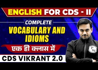  CDS English Vocabulary And Idioms CDS VIKRANT 2 0 2024 CDS Free Preparation