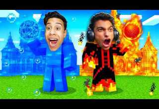 ماين كرافت الهروب من سجن النار ضد سجن الماء ام كامل ضد عبدة ماندو