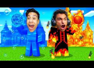 ماين كرافت الهروب من سجن النار ضد سجن الماء ام كامل ضد عبدة ماندو