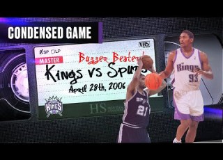  The Miracle 06 Kings BATTLE 1 Seeded Spurs Kings Vs Spurs 4 28 2006