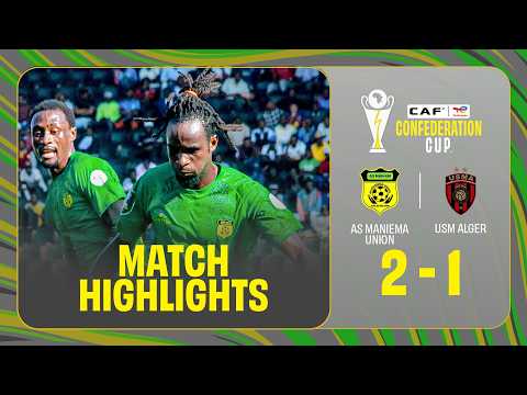 Highlights AS Maniema Union USM Alger Maniema Union Vs USM Alger Viertelfinal Hinspiel H