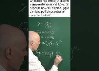 INTERÉS COMPUESTO Beneficio Que Obtenemos En Un Banco