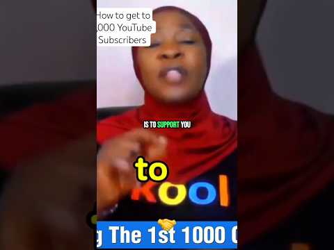 How To Get 1000 Subscribers Shorts 1000subscribers