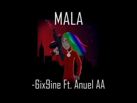 Mala Anuel AA Feat 6ix9ine Letra Lyrics English Spanish