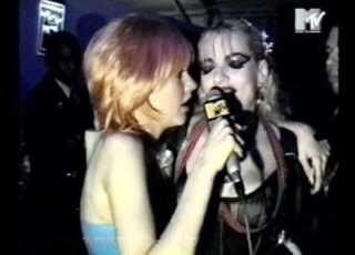 Backstage Party Simone Angel MTV European Music Awards Paris 1995