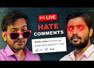 Khan Sir Hate Comments Reaction