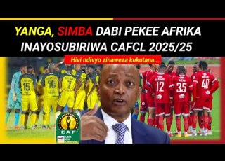MBWADUKE Wow Kumbe CAF Roho Kwatu Yanga Simba Zikitoboa Makundi Nd O Dabi Pekee CAFCL 2025 26