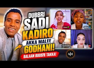 Kadiro Dubri Sadi Mataa Wareersite Gudii Tahe Jalaa Bade Dhalaan Malif Akkati Ana Barbaadi