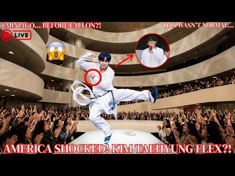 1 MIN AGO America SHOCKED By Kim Taehyung Flex Dance Before Fallon BTS SWIM