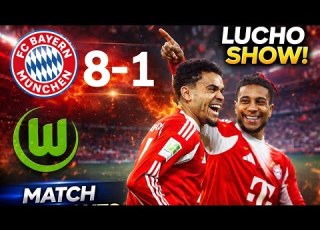 Bayern Munich 8 1 Wolfsburg Match Highlights 2026