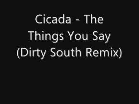 Cicada The Things You Say Dirty South Remix