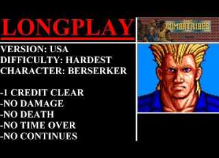  The Combatribes USA Arcade Longplay Berserker Hardest