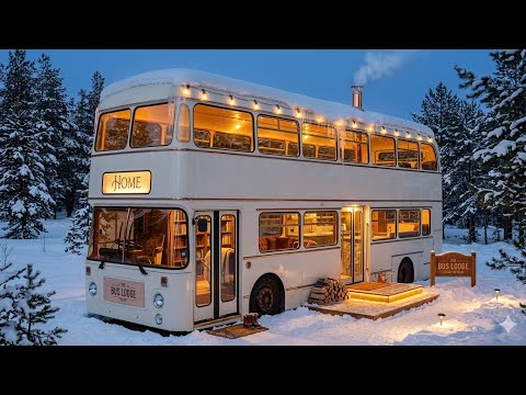 This Man TRANSFORMED A ABANDONED Bus Into A 1 000 000 LUXURY Cabin
