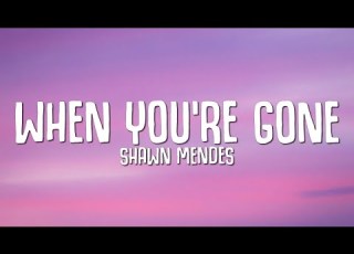 Shawn Mendes When You Re Gone Lyrics