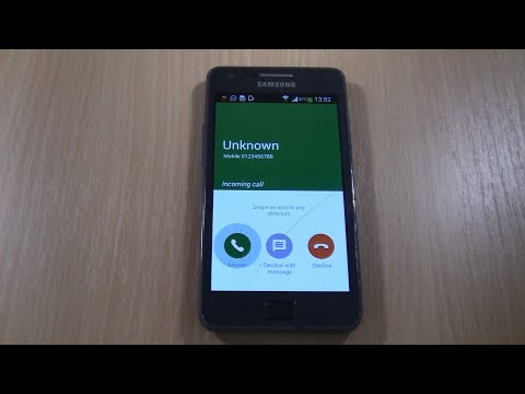 LG G6 On Samsung Galaxy S II Plus Incoming Call Via Fake Call