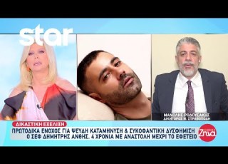  Πρωτόδικα ένοχος για ψευδή καταμήνυση συκοφαντική δυσφήμιση του Νικόλα Στραβοπόδη ο Δημήτρης Ανθής