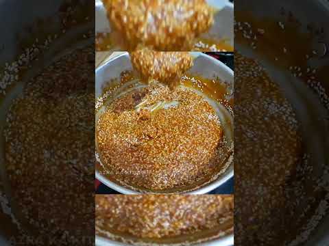 10 Minute Bohat He Mazedaar New Style Til Ki Gajak Banane Ka Tarika Til Chikki Recipe Easy Recipe