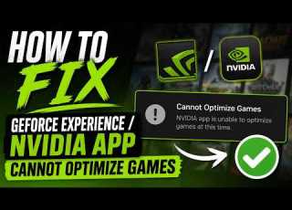  So Beheben Sie Den Fehler Spiele Können Nicht Optimiert Werden In GeForce Experience NVIDIA A