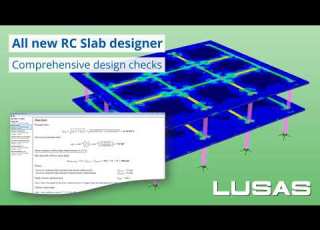  In Short All New RC Slab Designer In LUSAS Version 20