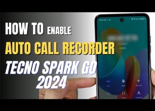 How To Enable Auto Call Recorder On TECNO SPARK Go 2024