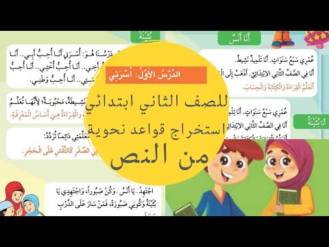 استخراج القواعد النحوية من الدرس الأول أسرتي صفحة 25 24 للصف الثاني ابتدائي استخراج القواعد النحوية من الدرس الأول أسرتي صفحة 25 24 للصف الثاني ابتدائي
