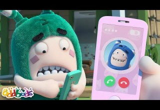 Phoning It In Oddbods Animals And Creatures Kids Cartoon In Hindi ह न द
