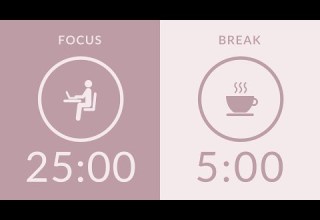 25 5 Pomodoro Timer With Pink Noise 2 Hour Study With Me For Deep Focus ADHD