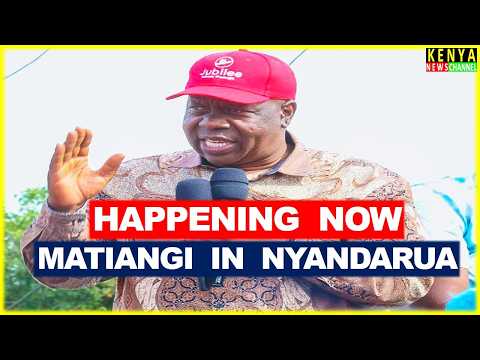 LIVE Matiangi To Address The Nation From Nyandarua After Opening Jubilee Party Offices