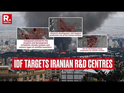 Israel Iran War IDF Drops 120 Munitions On Iranian R D Centres For Weapon Productions In Tehran