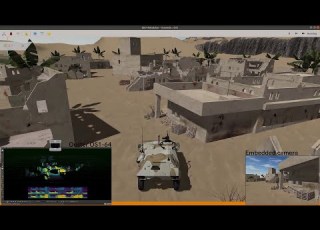 4DV SIM Demo Of Ouster OS1 3D LiDAR Simulation