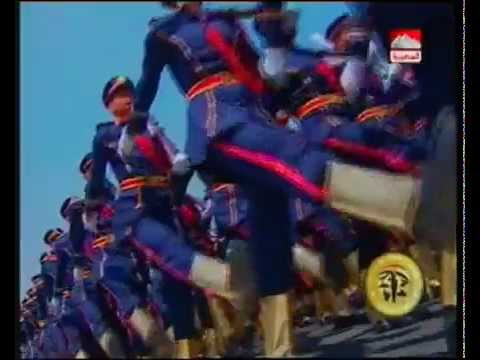 رسمنا على القلب وجه الوطن أداء طلبة الكلية الحربية