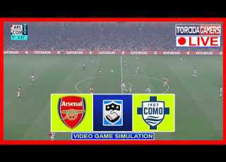  Arsenal Vs Como International Friendly Match 2026 Match Today Simulation