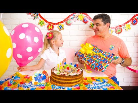 تستعد Nastya مفاجأة لعيد ميلاد بابا