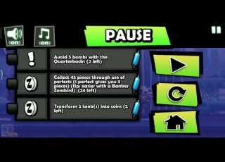 Avoid 5 Bombs With The Quarterbacks Zombie Tsunami Working