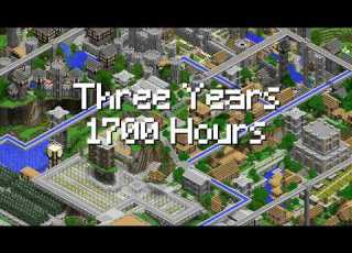  Three Years In Minecraft Beta 1 7 3 World Tour 1700 Hours