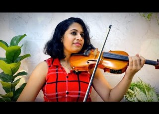  Pookal Pookkum Violin Cover Madrasapattinam Veda Mithra