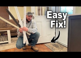  How To Replace Door Sweep Fix Gap At Bottom Of Your Door