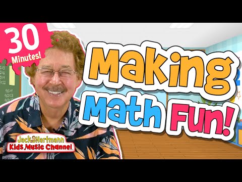 Making Math Fun 30 Minutes Of Fun Math Songs For Kids Jack Hartmann