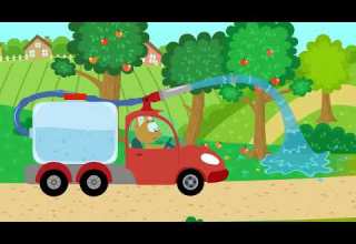 Котенок и волшебный гараж Мультфильм про машинки D22