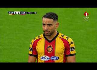  شاهد كل ما فعله محمد بلحاج محمود في أول ظهور له بقميص الترجي ضد النجم الساحلي سجل هدف رائع