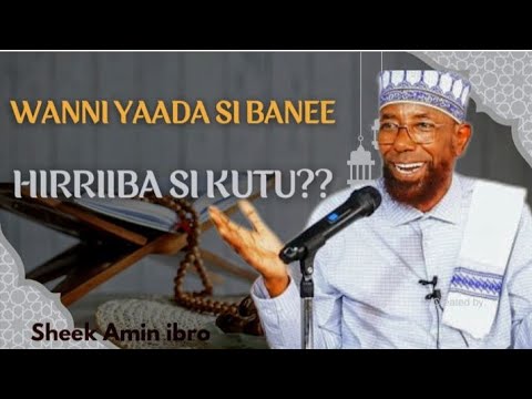 Sheek Amin Ibro Wanni Yaada Namatti Banu 1 September 2025