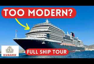 FULL Cunard Queen Anne Ship Tour All Decks And Venues Explored TOO MODERN