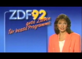 08 12 1991 ZDF Sendeschluss Und Danach 30 Minuten Trailer Und Vorschauen Auf Das Programm 1992