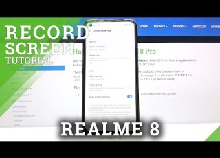 How To Enable Disable Screen Touches In REALME 8 Screen Recorder