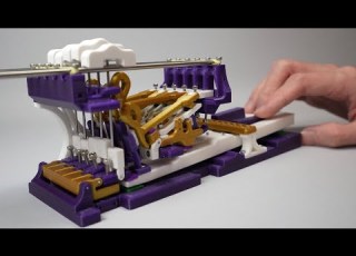 The Ingenious Mechanism In A Grand Piano 3D Printed