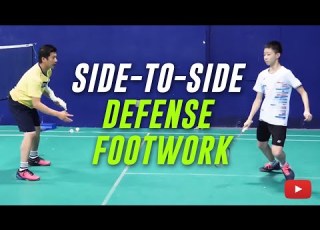 Badminton Side To Side Defense Footwork Coach Efendi Wijaya Subtitle Indonesia