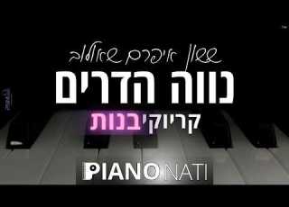 נווה הדרים ששון איפרם שאולוב גרסת קריוקי בנות PIANO L NATI